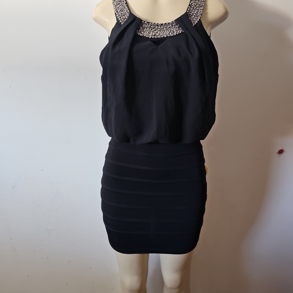 Elegant Black Mini Dress